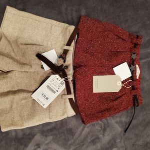 BNWT Zara Baby girl Shorts sz 3-4